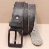 Vintage Full Grain Leather Belt – Handmade Premium Cowhide, Rugged & Timeless