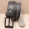 Vintage Full Grain Leather Belt – Handmade Premium Cowhide, Rugged & Timeless