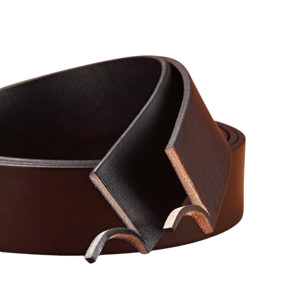 Genuine Leather Men's Alloy Buckle Cow Hide Belt